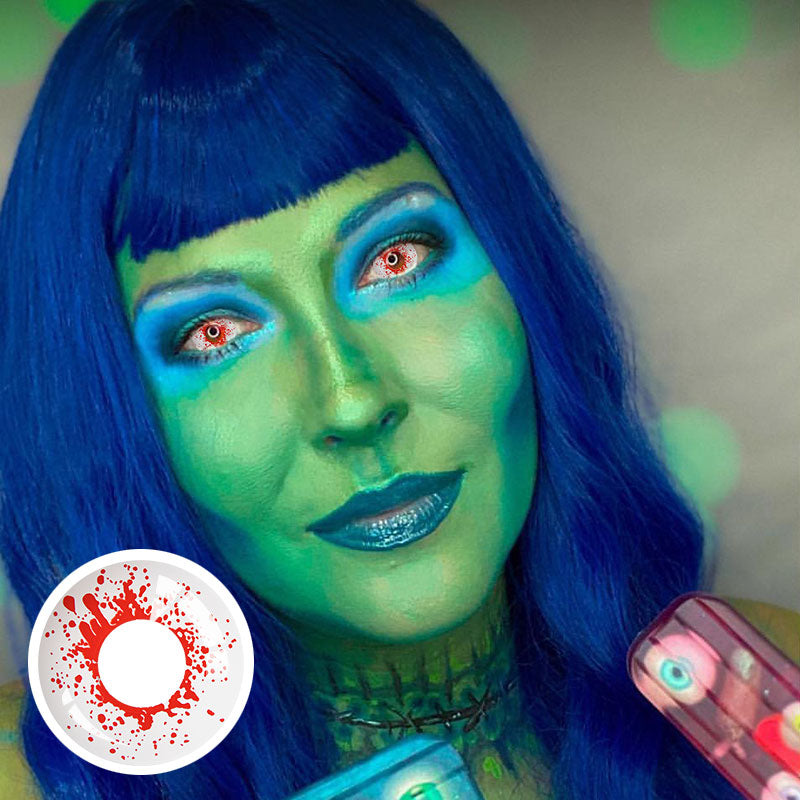 Unibling Halloween Reddish Colored Contacts-unibling
