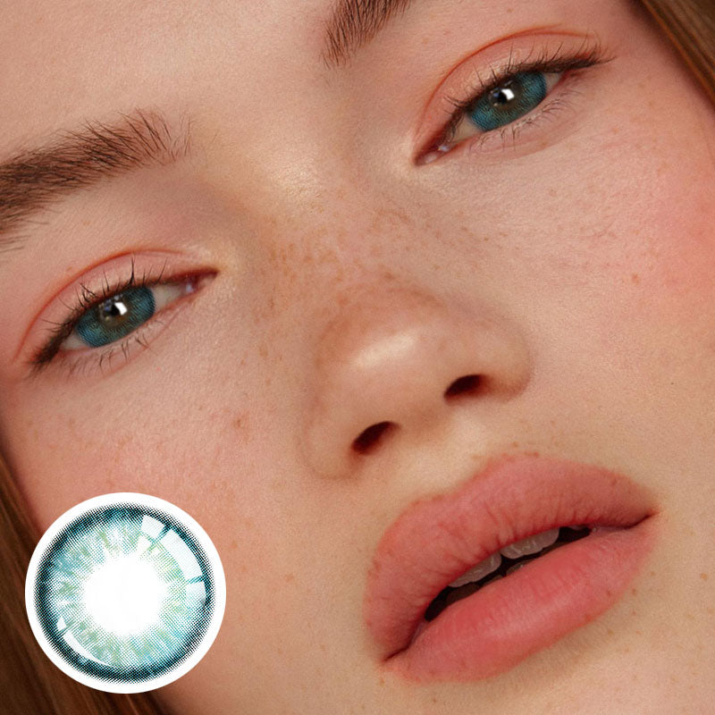 Unibling Uranus Blue Colored Contacts (Yearly)-unibling