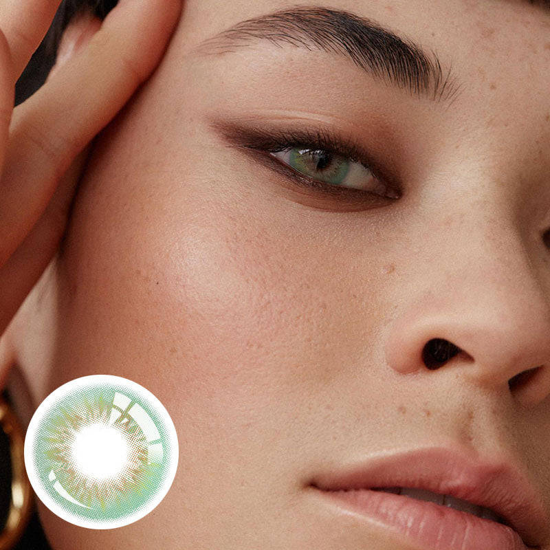 Unibling Sin Green Colored Contacts (Yearly)-unibling
