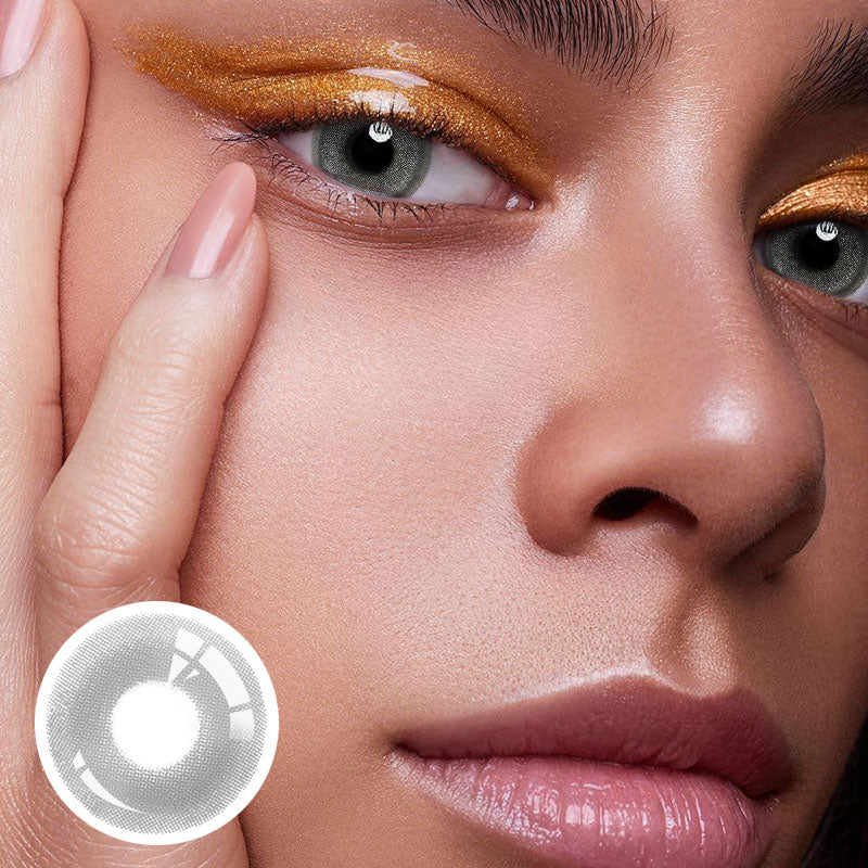 Unibling Jelly Grey Colored Contacts (Yearly)-unibling