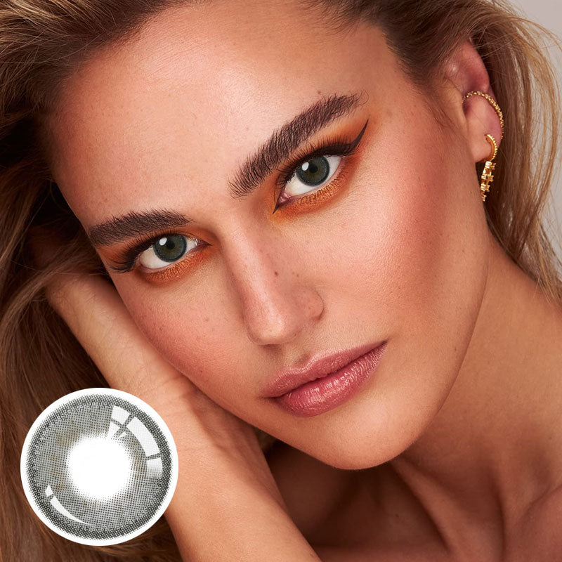 Unibling Snowflake Crystal Ball Colored Contacts (Yearly)-unibling