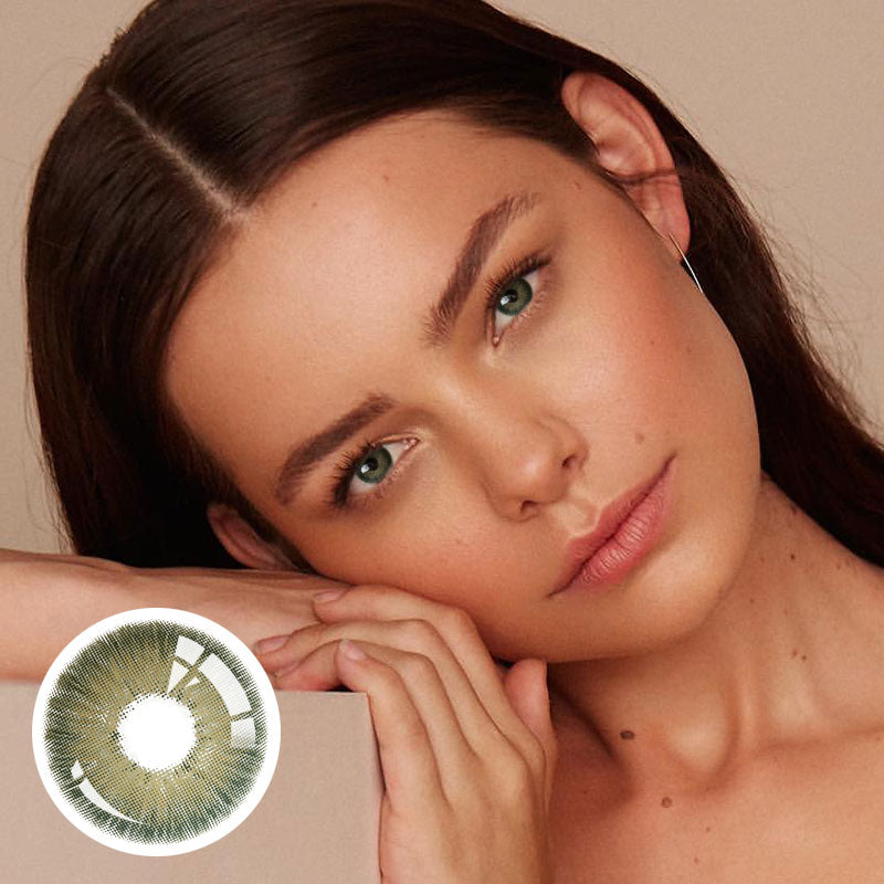 Unibling Jupiter Green Colored Contacts (Yearly)-unibling