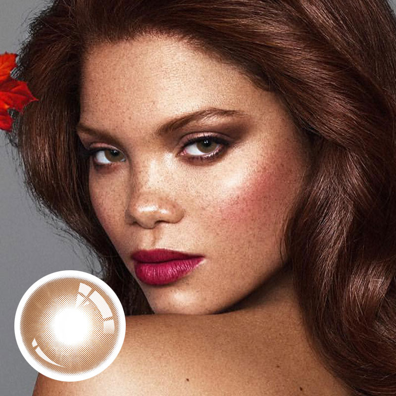 Unibling Eros Brown Colored Contacts (Yearly)-unibling