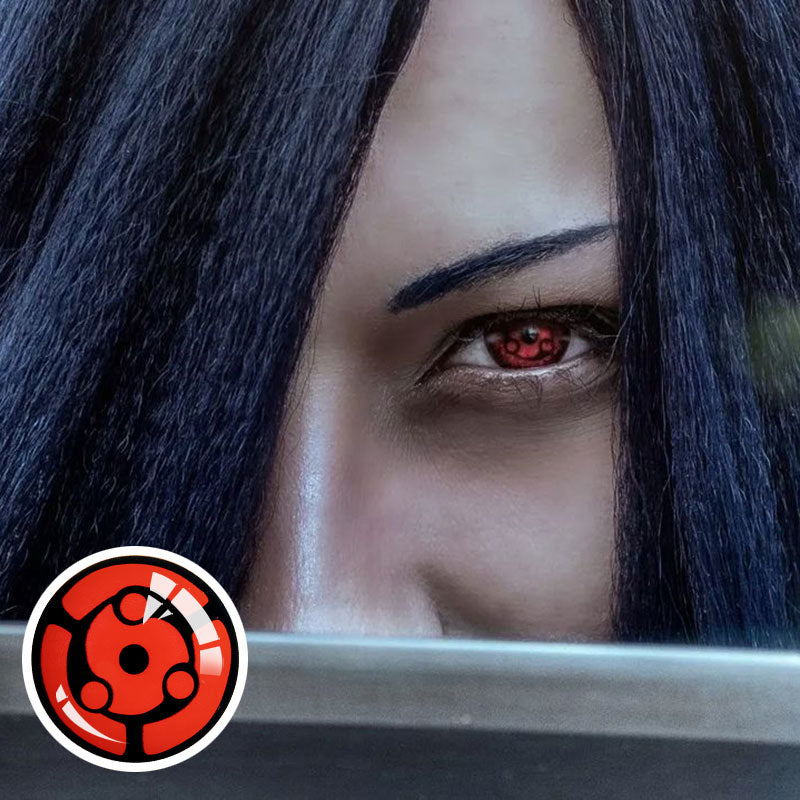 Unibling Madara's Eternal Mangekyou Sharingan Cosplay Contacts (Yearly)-unibling