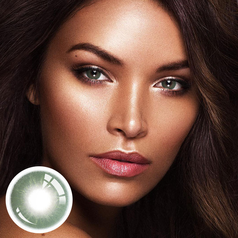 Unibling Eros Green Colored Contacts (Yearly)-unibling