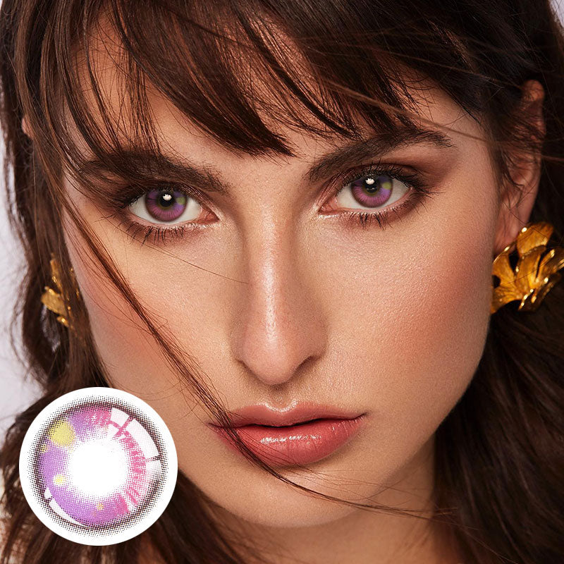 Sailor Moon Kitty Violet Colored Contacts [Yearly] - Unibling