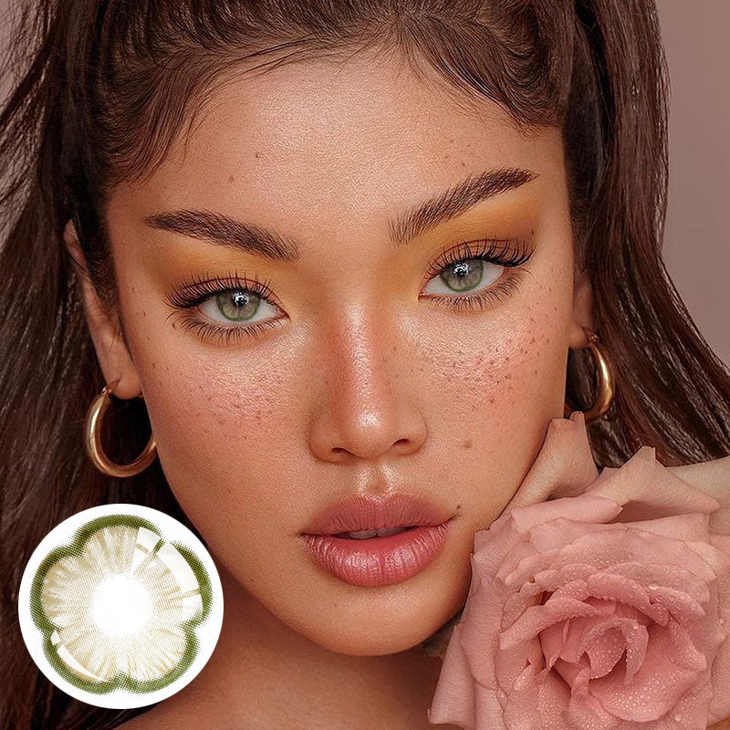Unibling Sakura Green Colored Contacts (Yearly)-unibling