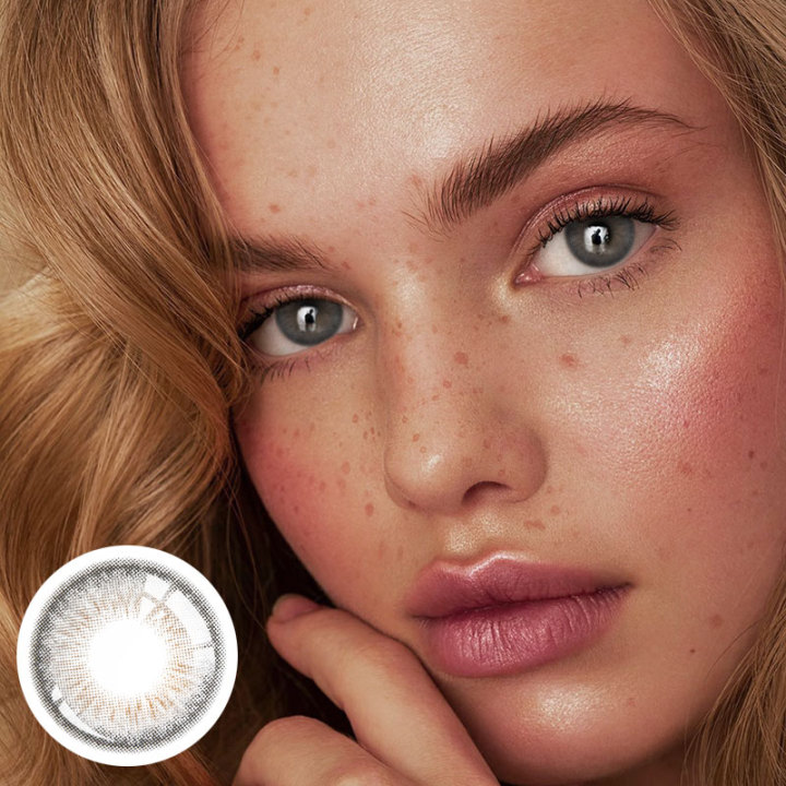 Unibling Galaxy Grey Colored Contacts (Yearly)