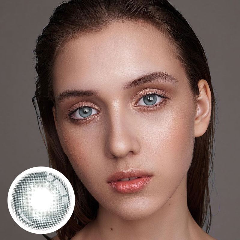Colored Contact Lenses Unibling Cherishing Blue Yearly Wear