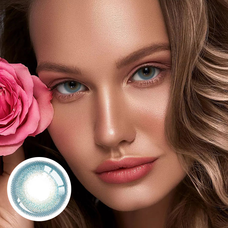 Unibling Satellite Blue Colored Contacts (Yearly)-unibling