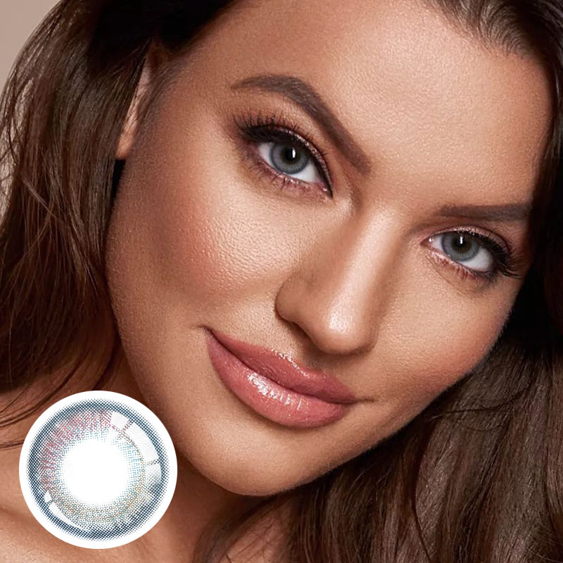 Unibling Illusion Blue Colored Contacts (Yearly)-unibling