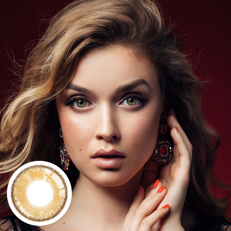 Unibling Dubai Brown Colored Contacts (Yearly)