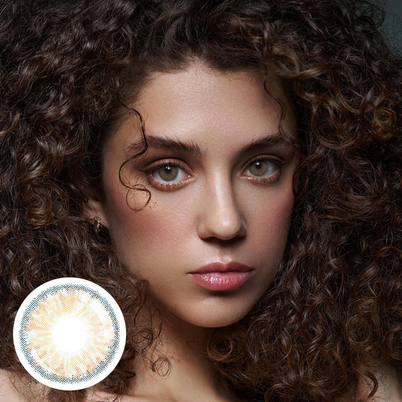 Unibling Yellow Salt Lake Colored Contacts (Yearly)