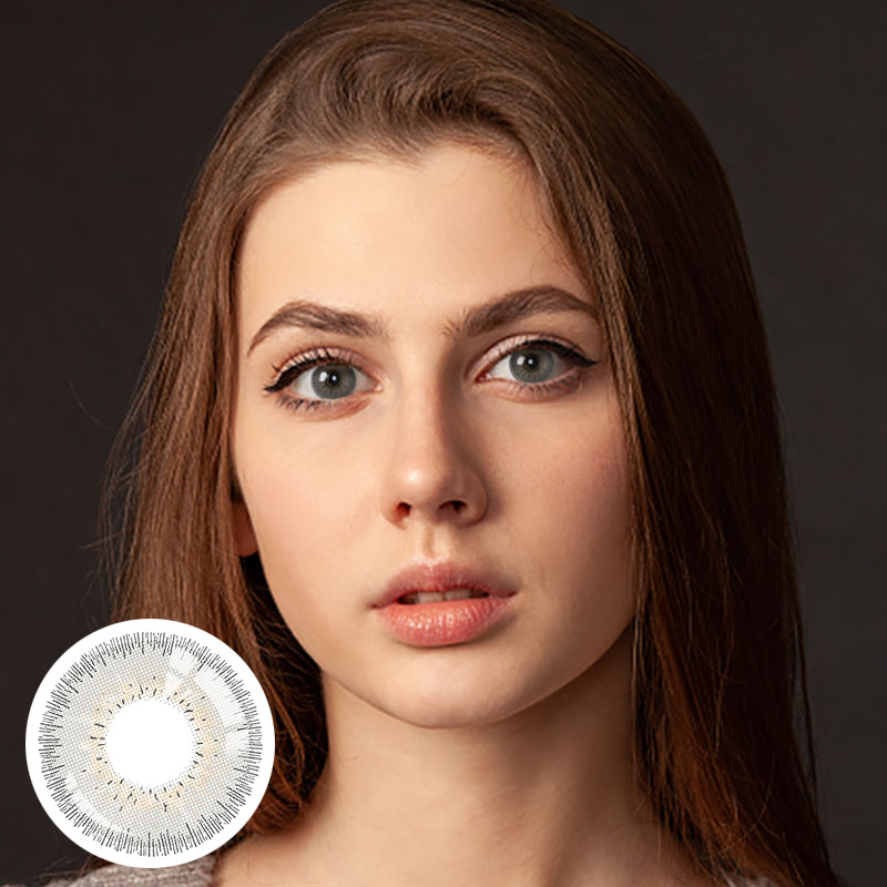 Unibling Grey Salt Lake Colored Contacts (Yearly)