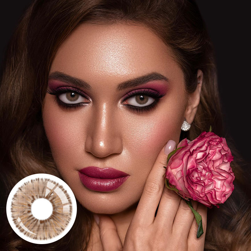 Unibling Angeles Brown Colored Contacts (Yearly)