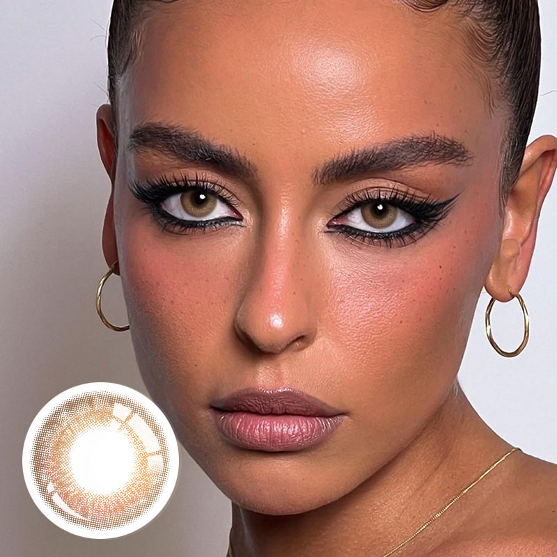 Unibling Illusion Brown Colored Contacts (Yearly)-unibling