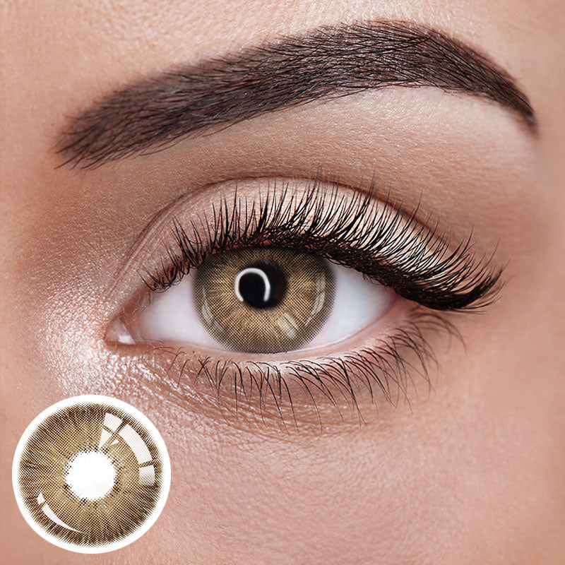 Unibling Jupiter Brown Colored Contacts (Yearly)-unibling