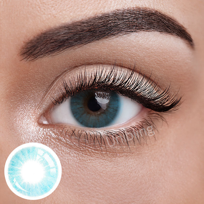 Unibling Hidrocor Azul Colored Contacts (Yearly)-unibling
