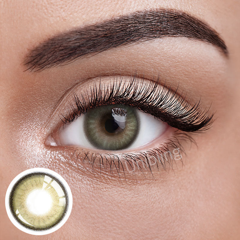 Sage Colored Contacts [Yearly] - Unibling