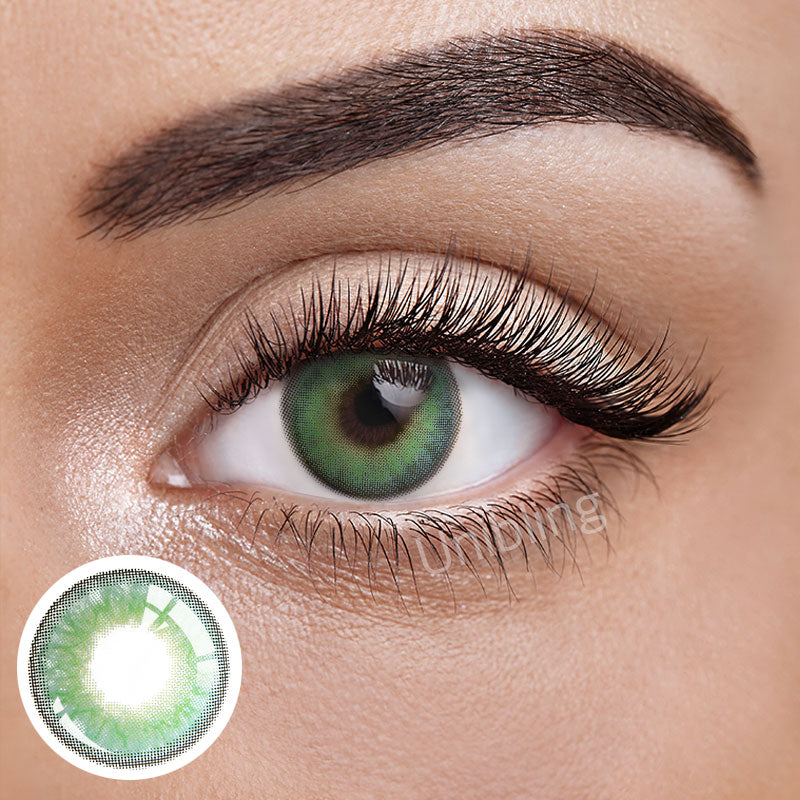 Unibling Moss Colored Contacts (Yearly)-unibling
