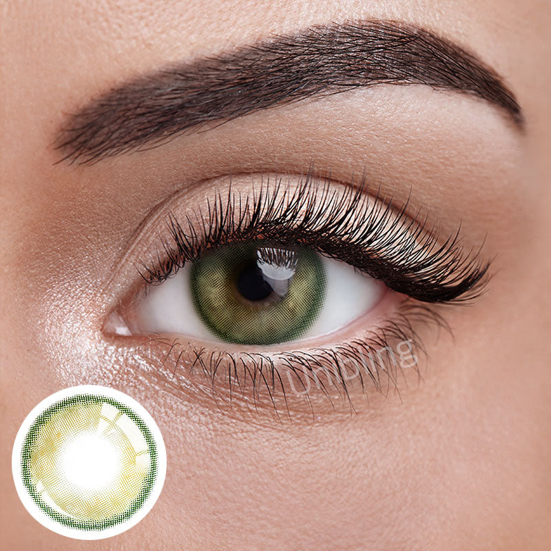 Unibling Sorayama Green Colored Contacts (Yearly)-unibling