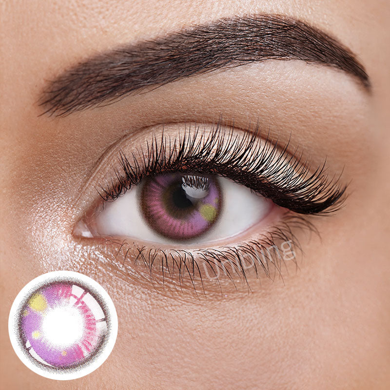 Sailor Moon Kitty Violet Colored Contacts [Yearly] - Unibling