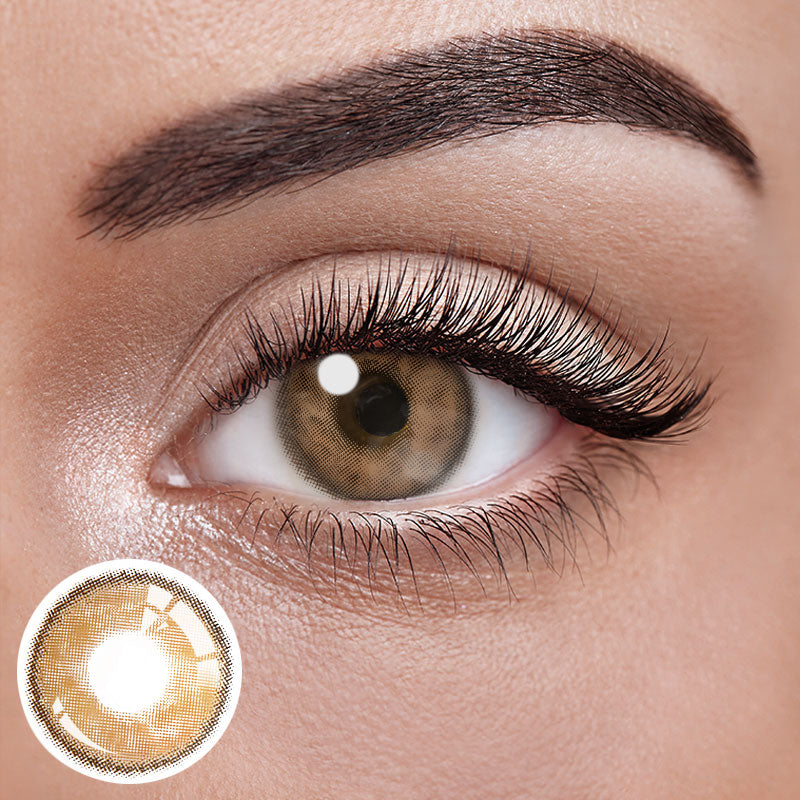 Marina Brown Colored Contacts [Yearly] - Unibling
