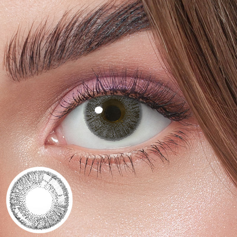 Unibling Pure Crystal Gray Colored Contacts (Yearly)-unibling