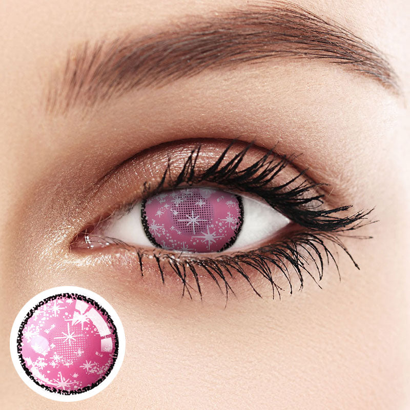 Unibling Sparkle Pink Colored Contacts (Yearly)-unibling