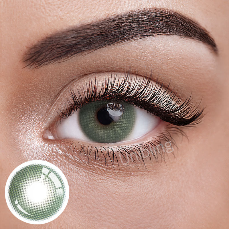Unibling Eros Green Colored Contacts (Yearly)-unibling