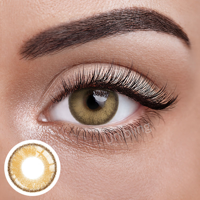 Unibling Dubai Brown Colored Contacts (Yearly)