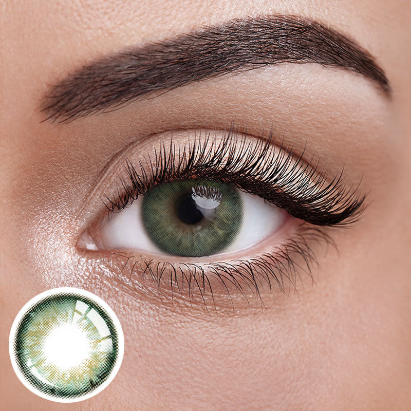 Unibling Uranus Green Colored Contacts (Yearly)-unibling