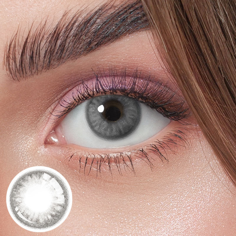 Unibling Diamond Grey Colored Contacts (Yearly)-unibling