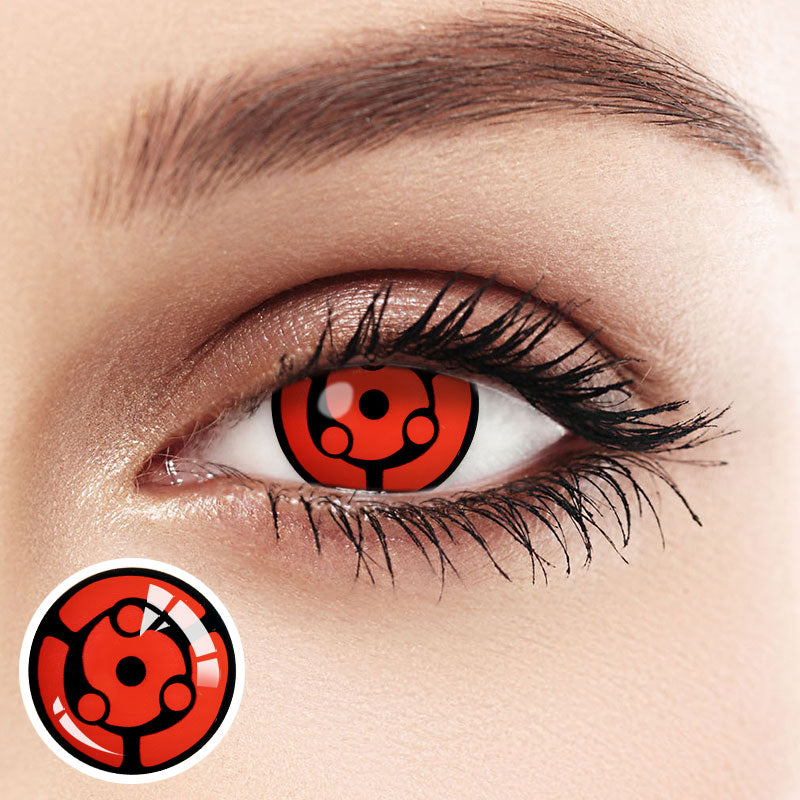 Unibling Madara's Eternal Mangekyou Sharingan Cosplay Contacts (Yearly)-unibling