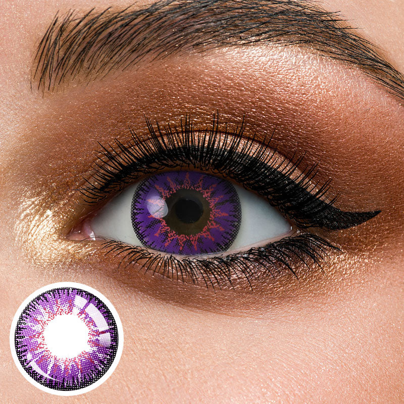 Unibling Mystery Violet Colored Contacts (Yearly)-unibling