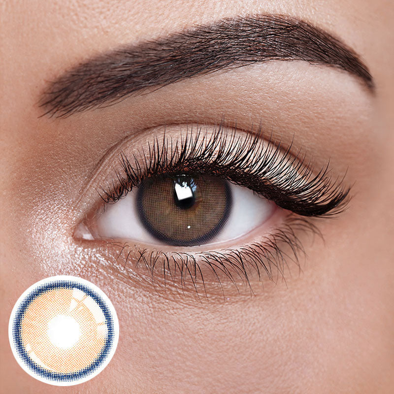Flash Sale Unibling Neala Brown Colored Contacts (Yearly)-unibling