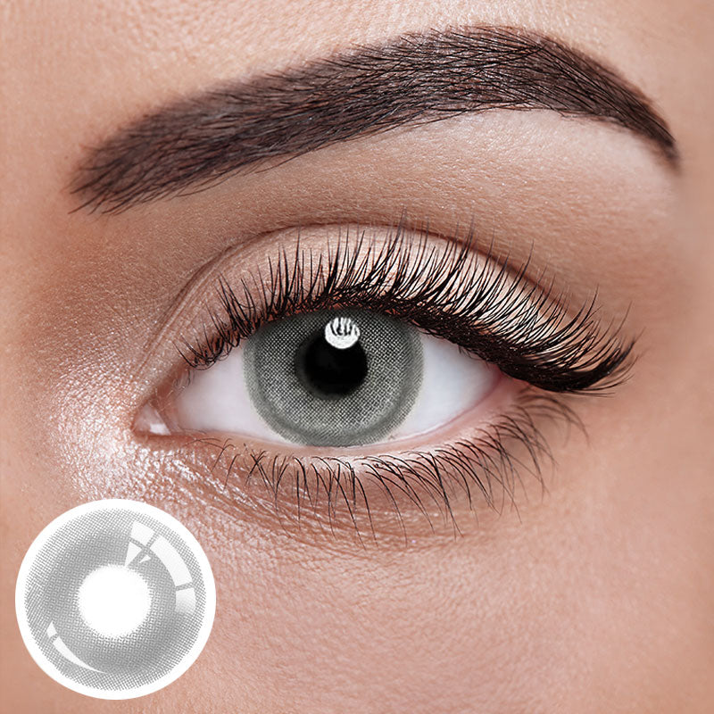 Unibling Jelly Grey Colored Contacts (Yearly)-unibling
