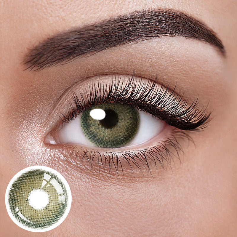 Unibling Jupiter Green Colored Contacts (Yearly)-unibling