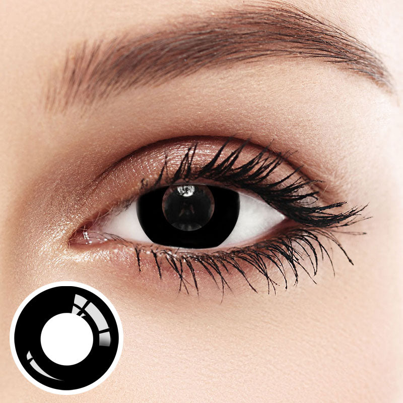 Black Block Contacts by Unibling - Stylish & Comfortable Wear