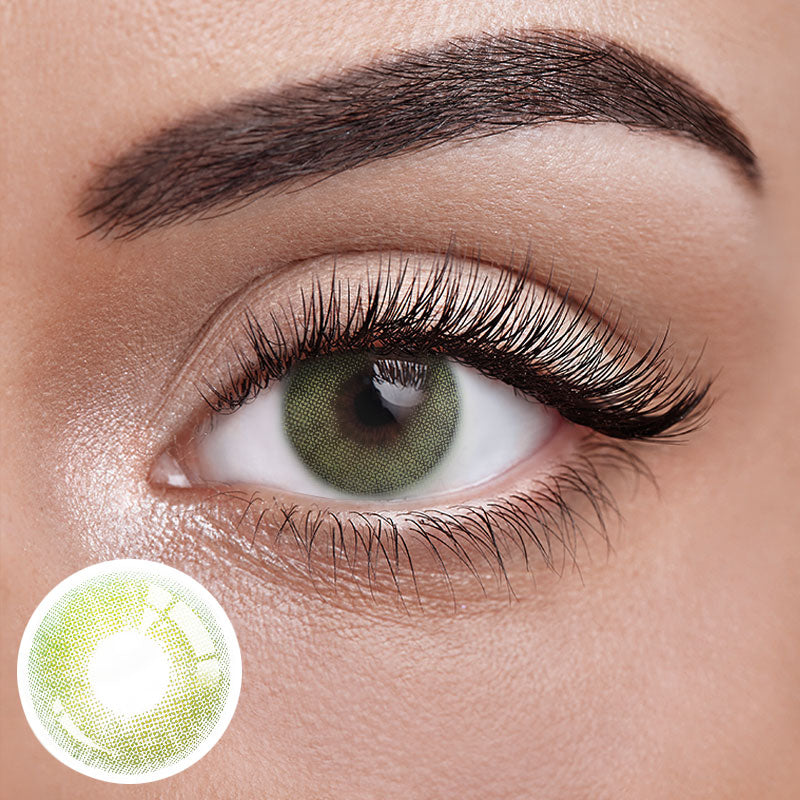 Unibling Dayspring Green Colored Contacts (Yearly)-unibling