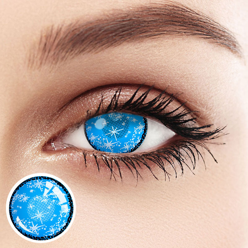 Unibling Sparkle SkyBlue Colored Contacts-unibling