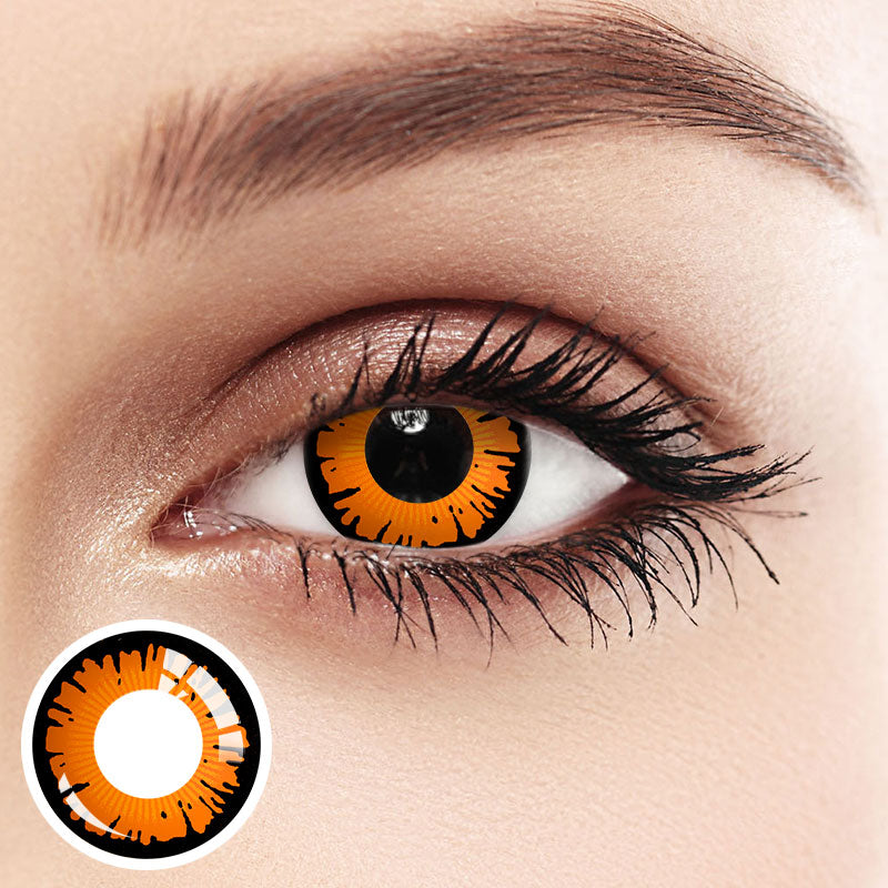 Unibling Orange Wizards Colored Contacts (Yearly)-unibling