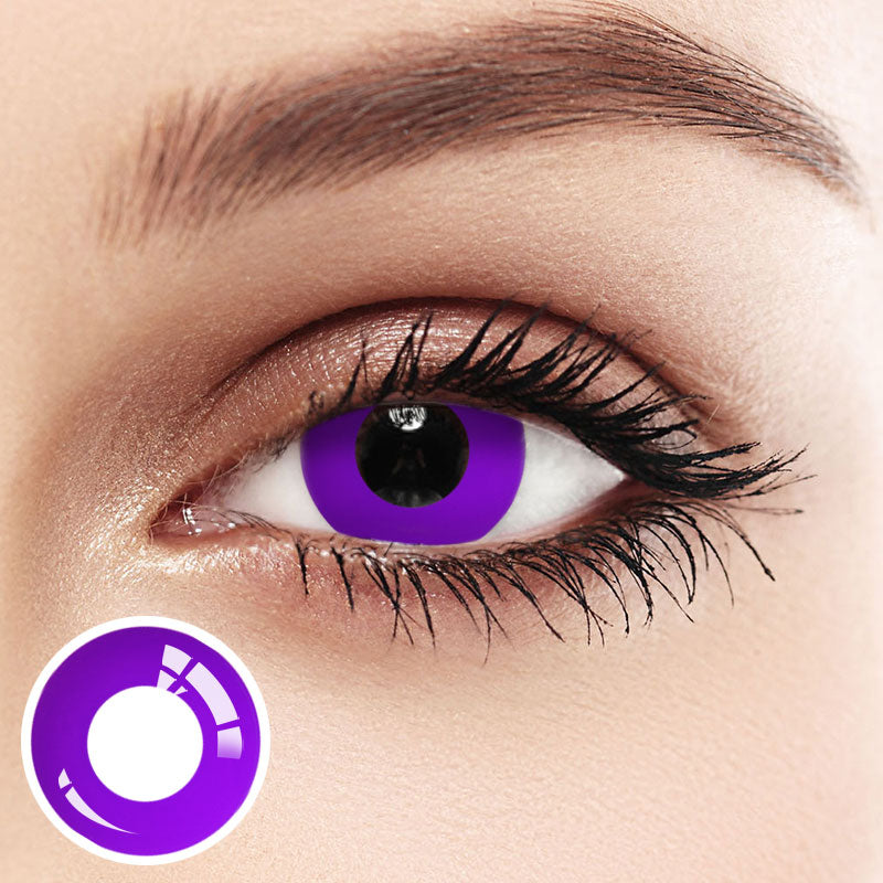 Unibling Violet Block Colored Contacts-unibling
