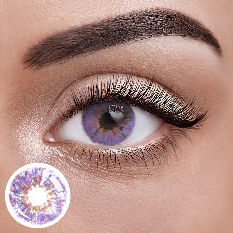Unibling Monet Purple Colored Contacts (Yearly)-unibling