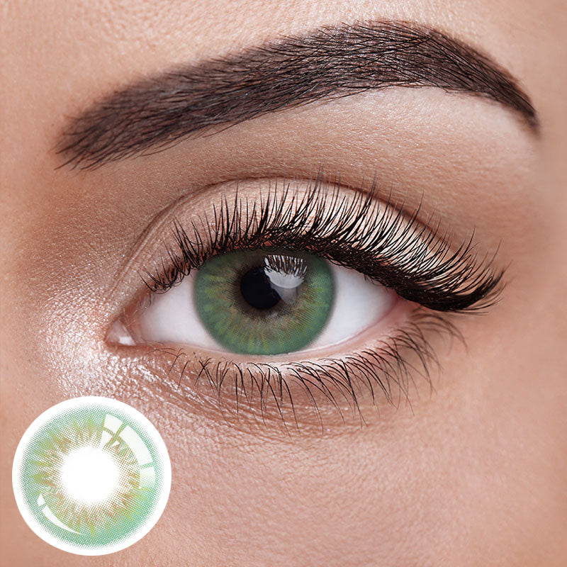 Unibling Sin Green Colored Contacts (Yearly)-unibling