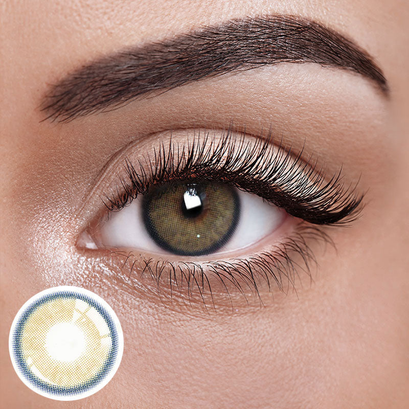 Unibling Neala Yellow Colored Contacts (Yearly)-unibling