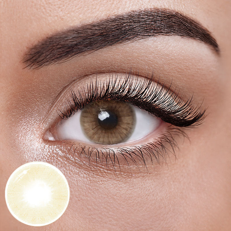 Unibling Rich Sand Colored Contacts (Yearly)-unibling