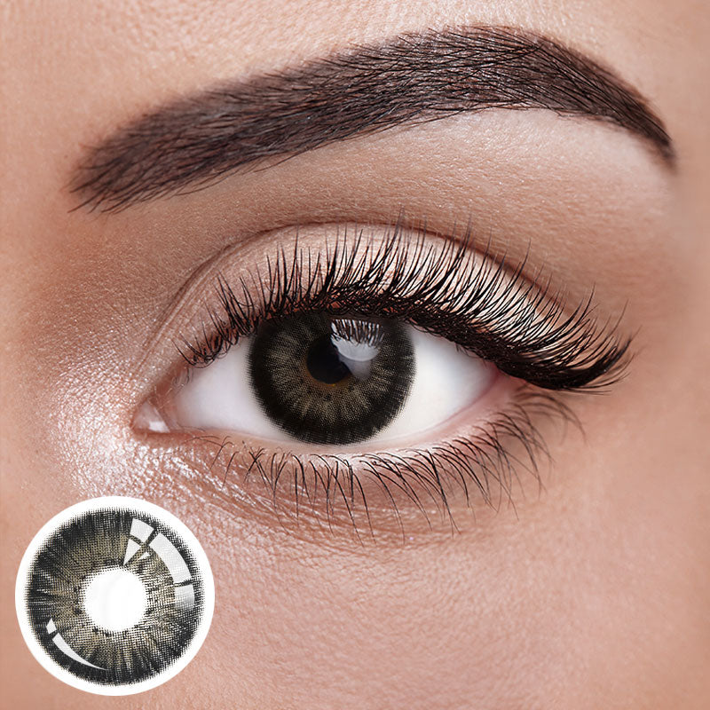 Unibling New York III Black Colored Contact Lenses (1-Year) – unibling