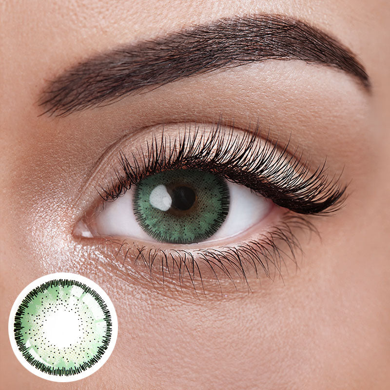 Unibling QR Code Green Colored Contacts (Yearly)-unibling