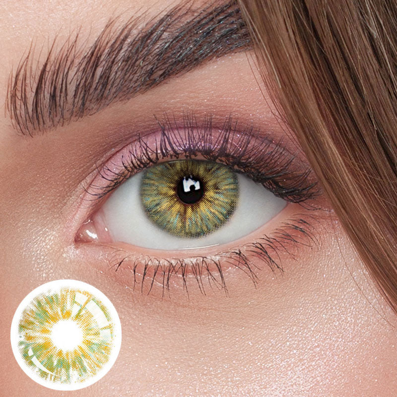 Unibling Monet Green Colored Contacts (Yearly)-unibling